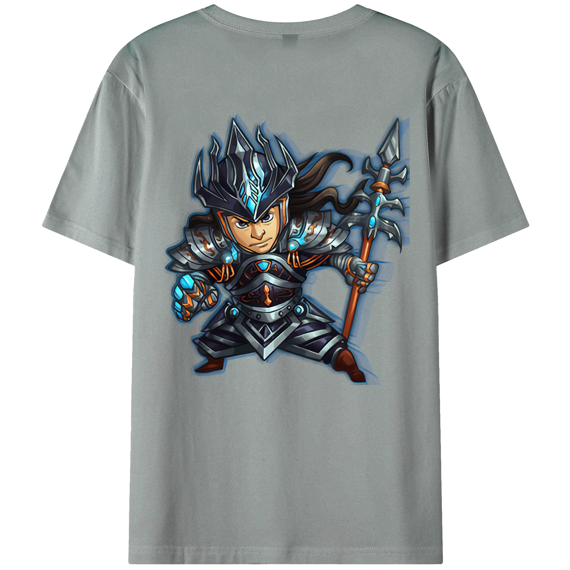 （画像用） リーグ・オブ・レジェンド League of Legends LOL 綿100％ メンズ半袖Tシャツ（バックプリント） 通気性